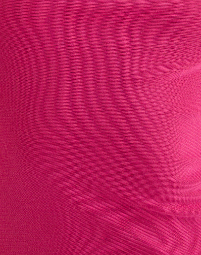 Barlyn Cami Top in Mesh Pink