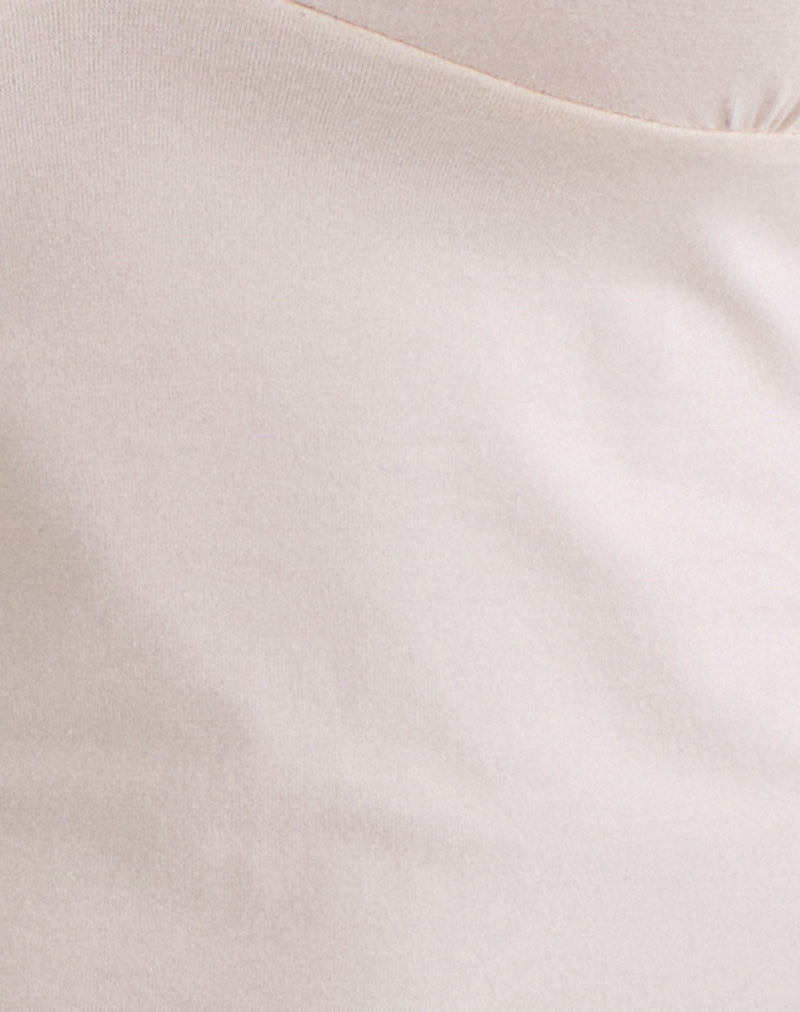 Emberly Plunge Top in Tofu