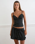 Isamu Top in Basic Polka Black