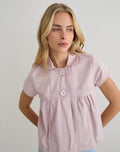 Kaelus Shirt in Cotton Soft Pink