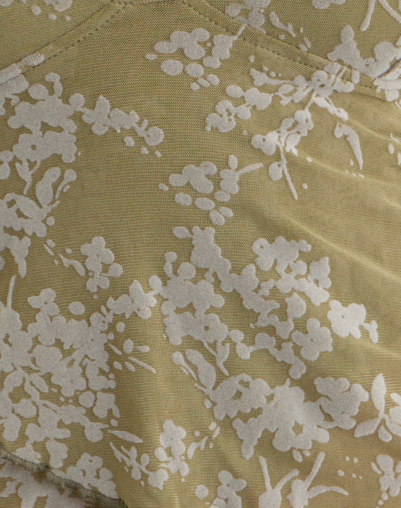 Karaji Top in Moss Petal Olive