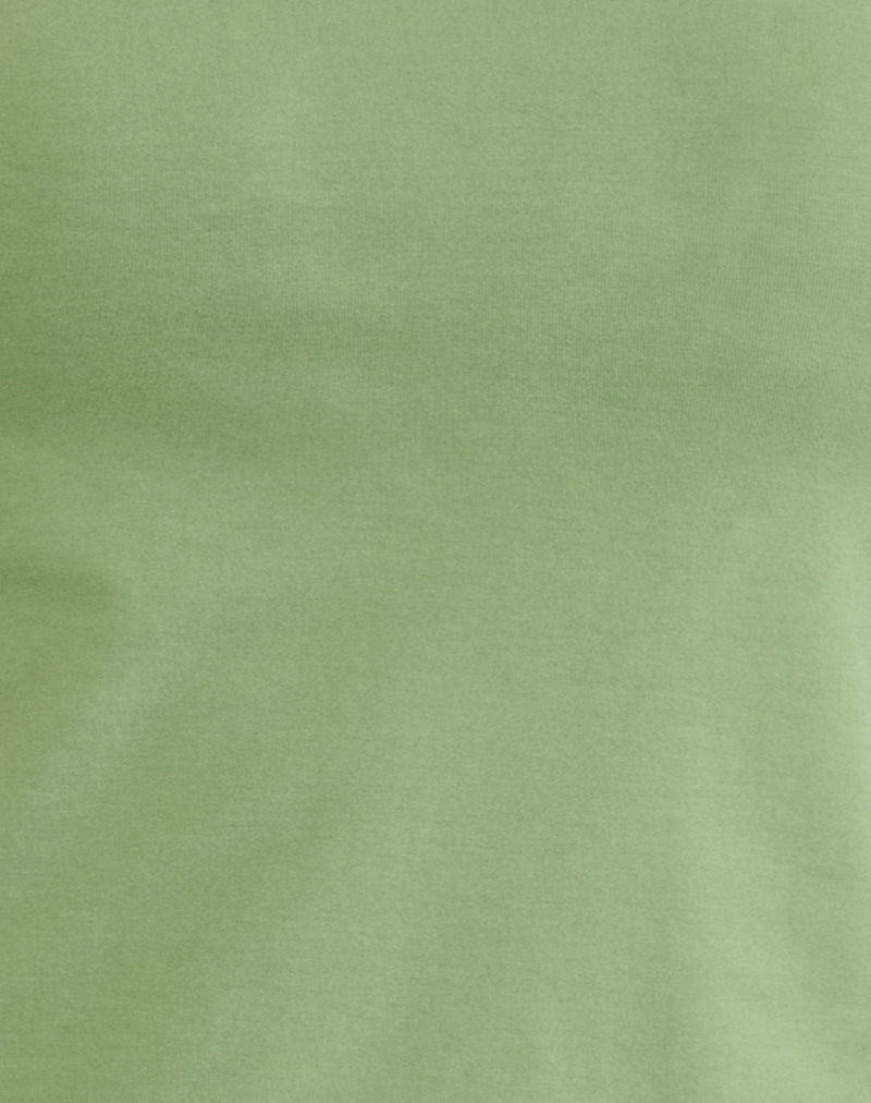 Klazari Top in Jersey Sage Green