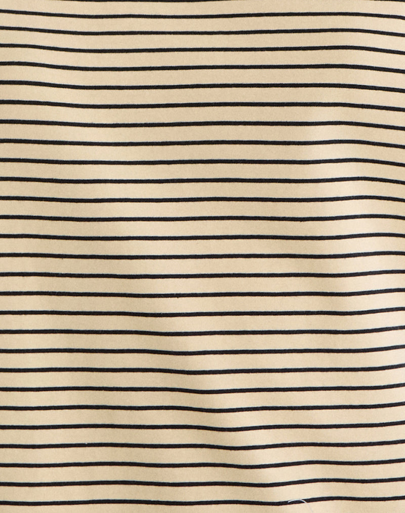 Kumiko Long Sleeve Top in Jersey Yellow and Black