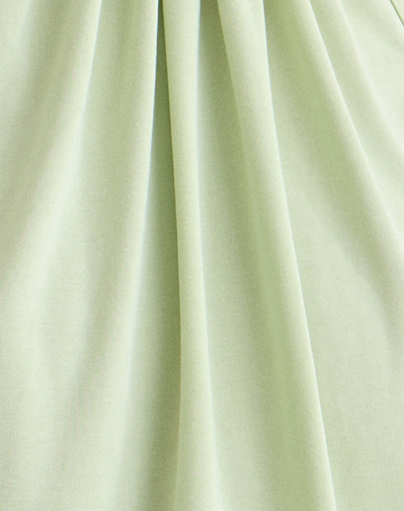 Miruna Halterneck Top in Pistachio