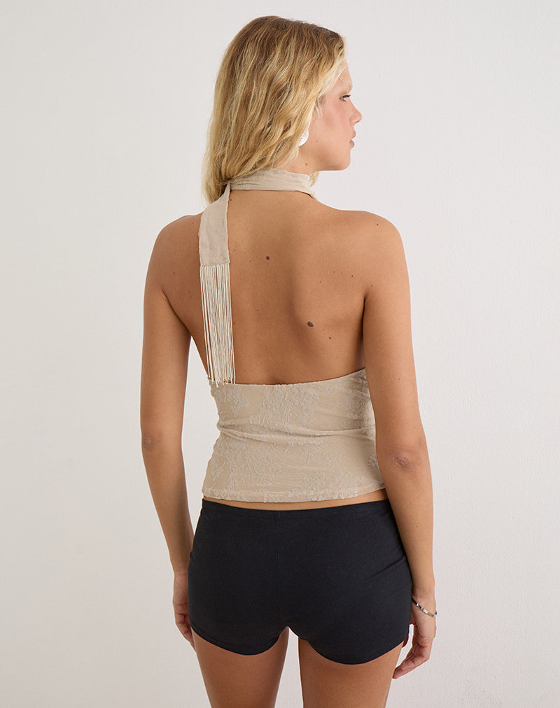 Mufasa Top in Moss Petal Coconut Milk