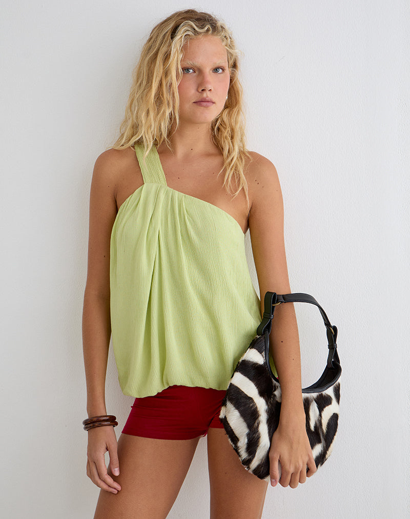 Nox Top in Crinkle Pistachio
