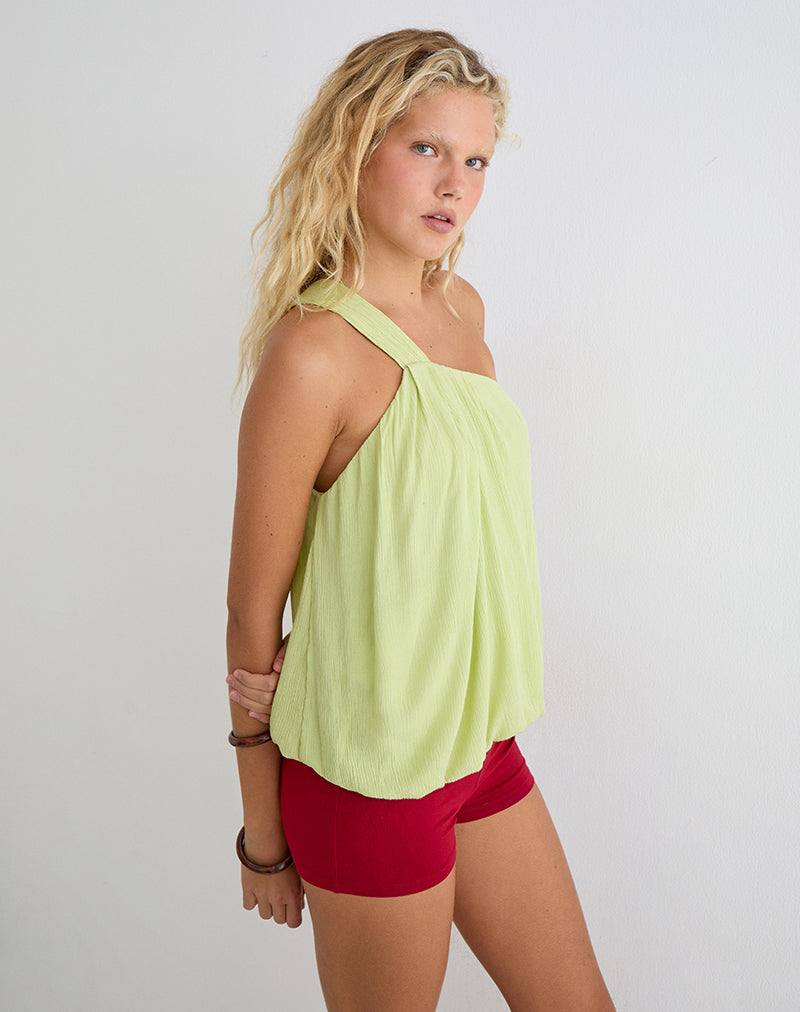Nox Top in Crinkle Pistachio