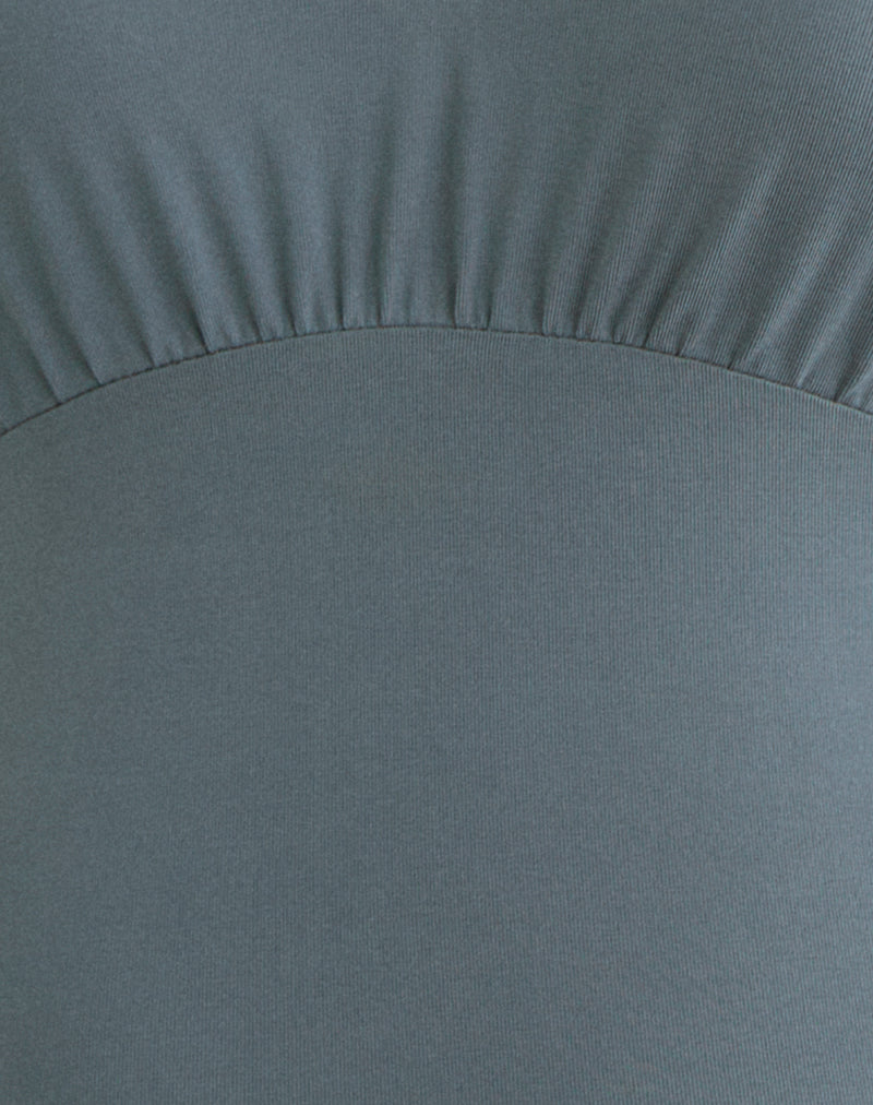 Romari Top in Ash Blue
