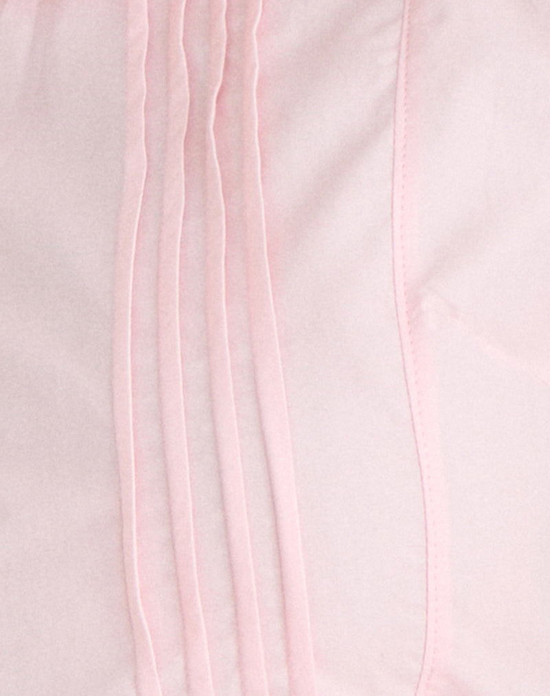 Sagima Blouse in Poplin Light Pink