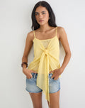 Sena Top in Chiffon Pastel Yellow