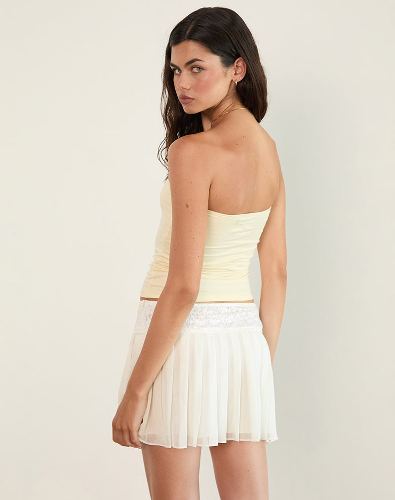 Shaelo Bandeau Top in Buttermilk
