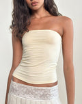 Shaelo Bandeau Top in Buttermilk