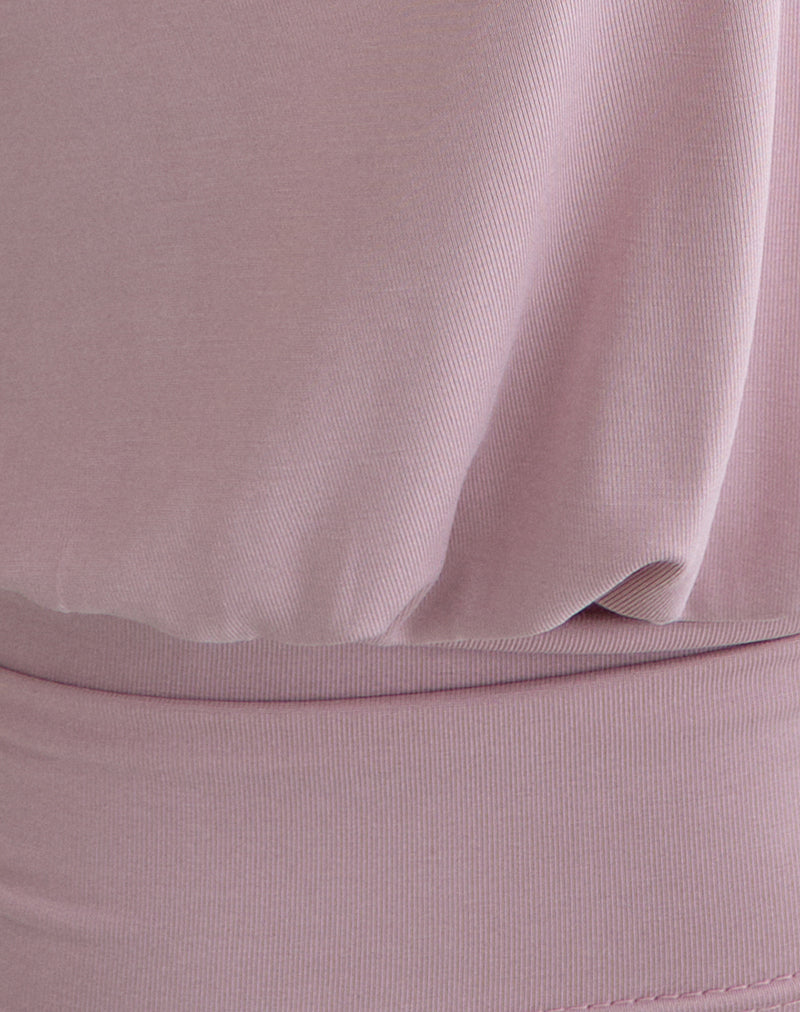 Sherlyn Halter Top in Cupro Pink