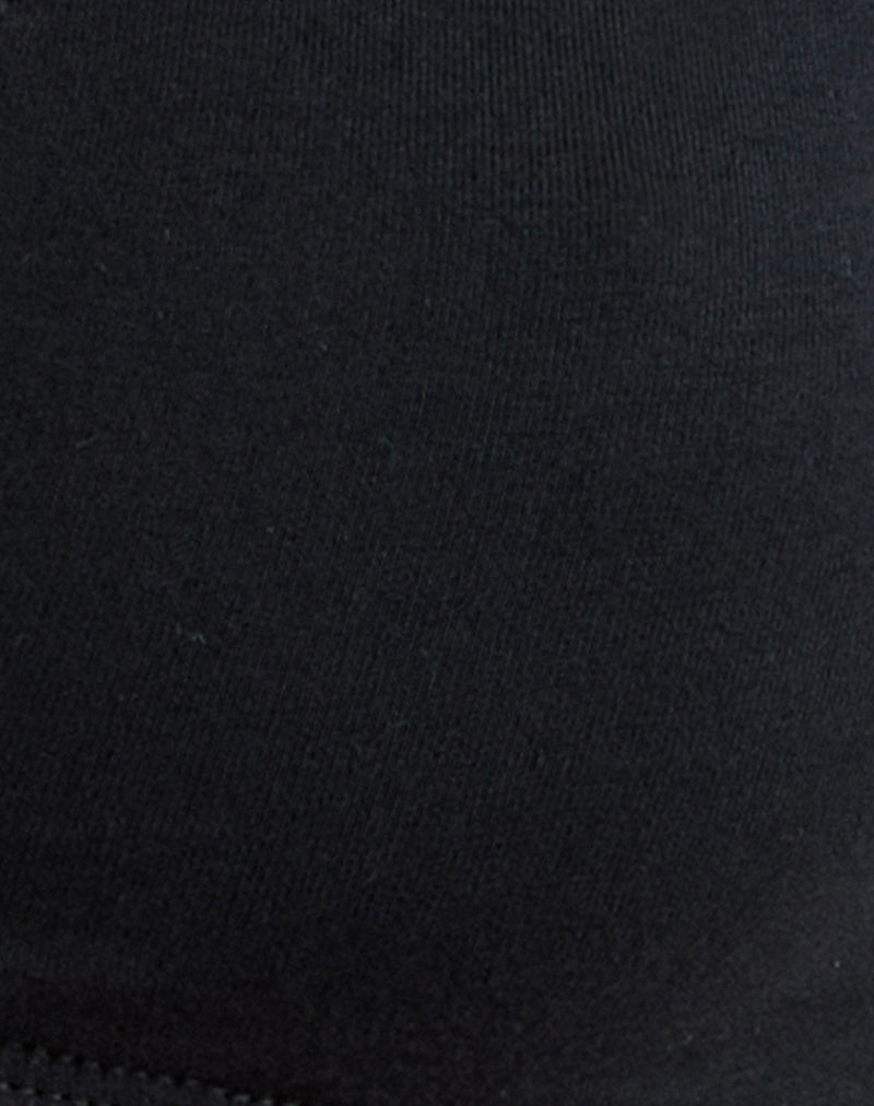Stapa Cropped Bolero Top in Black