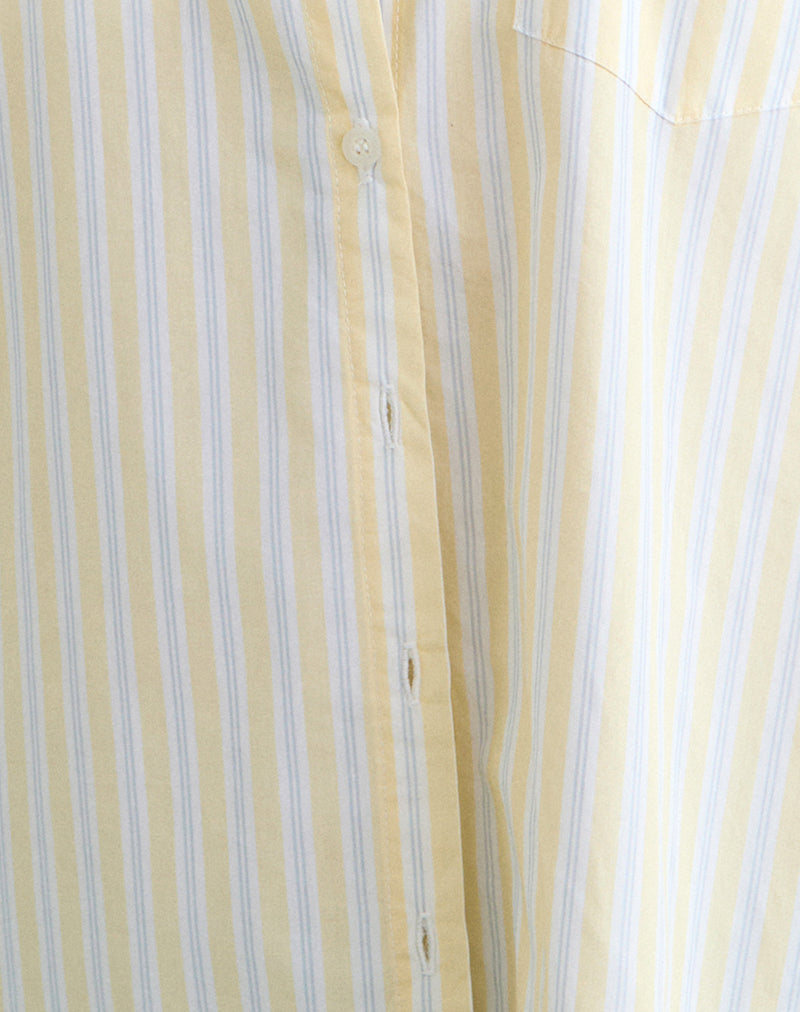 Turner Shirt in Candy Stripe Yellow